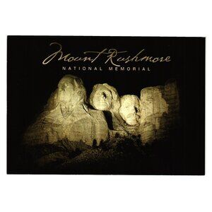 Mount Rushmore National Memorial Postcard Black Hills South Dakota 2002 USA